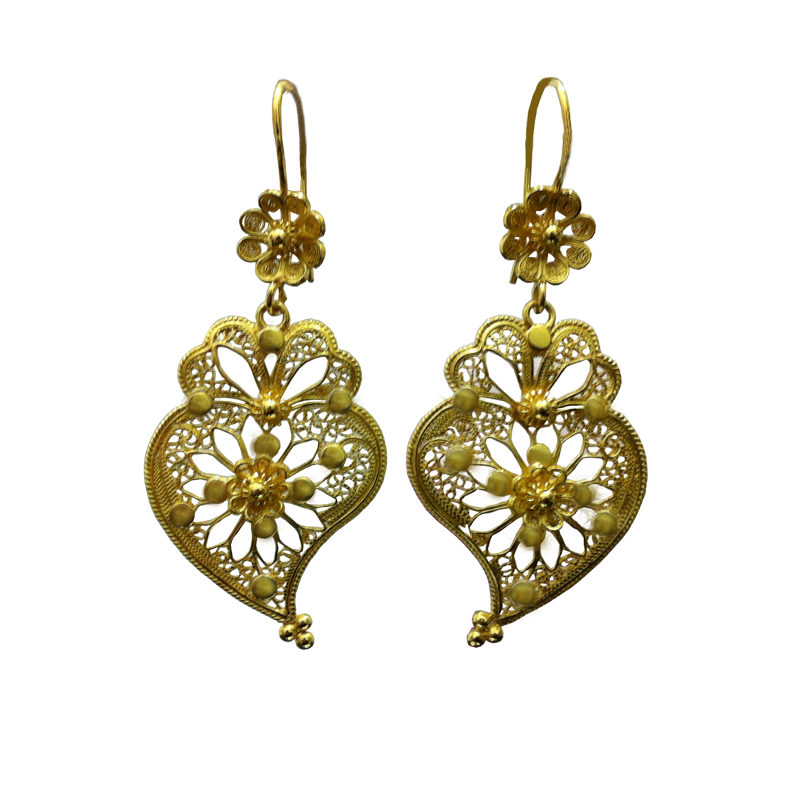 Brincos ouro amarelo