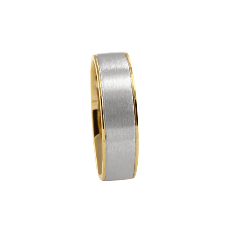 Bicolor gold ring