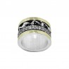 Bicolor ring gold silver
