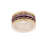 Bicolor ring gold silver