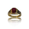 Gold graduation ring