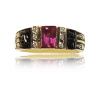 Gold graduation ring