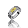 Gold graduation ring