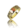 Gold graduation ring
