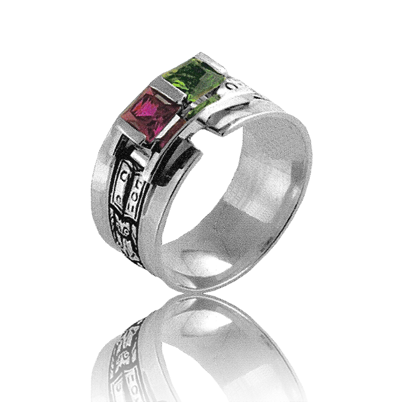 Gold graduation ring