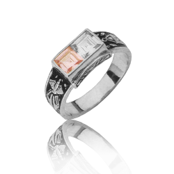 Gold graduation ring