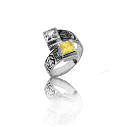 Gold graduation ring