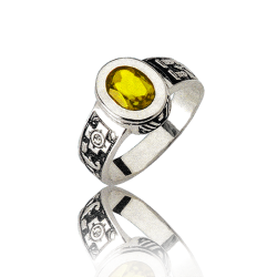 Gold graduation ring