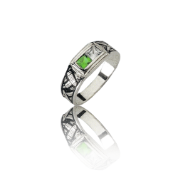 Gold graduation ring