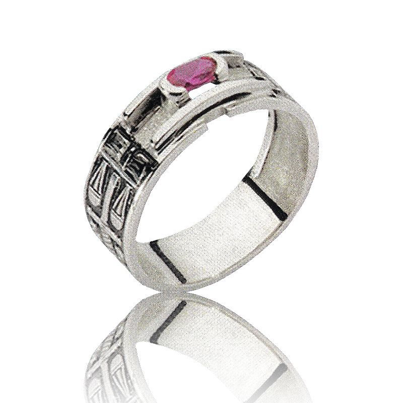 Gold graduation ring