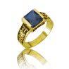 Gold graduation ring