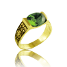Gold graduation ring