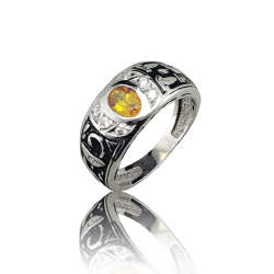 Gold graduation ring