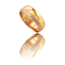 Bicolor gold ring