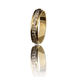 Bicolor ring gold