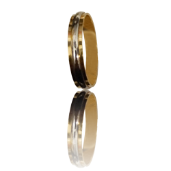 Bicolor gold ring