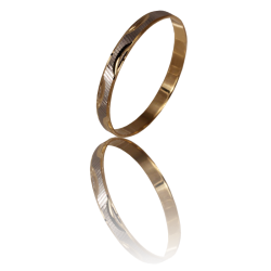 Bicolor gold ring