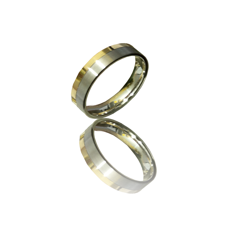 Bicolor gold ring