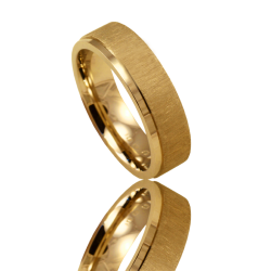Yellow gold wedding ring