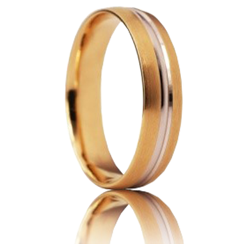 Bicolor gold ring