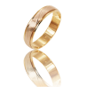 Yellow gold wedding ring