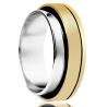 Bicolor gold ring