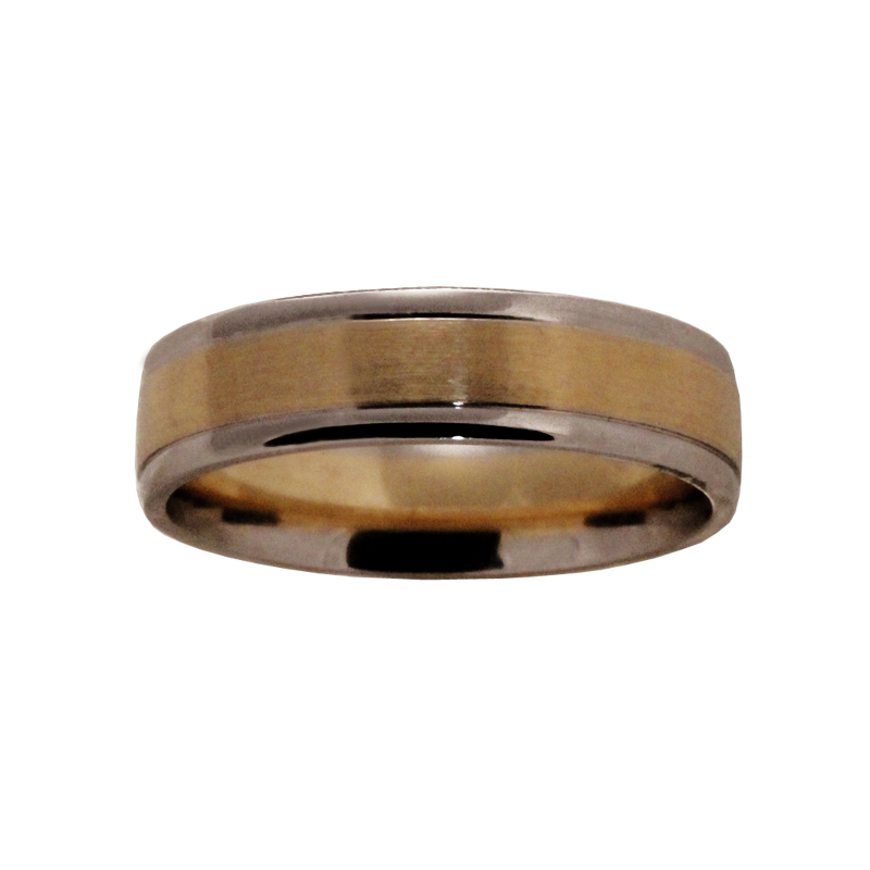 Bicolor gold ring