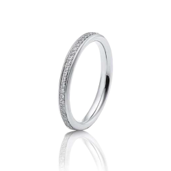 White gold ring