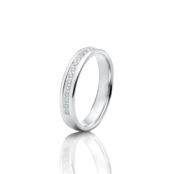White gold ring