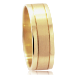 Yellow gold ring