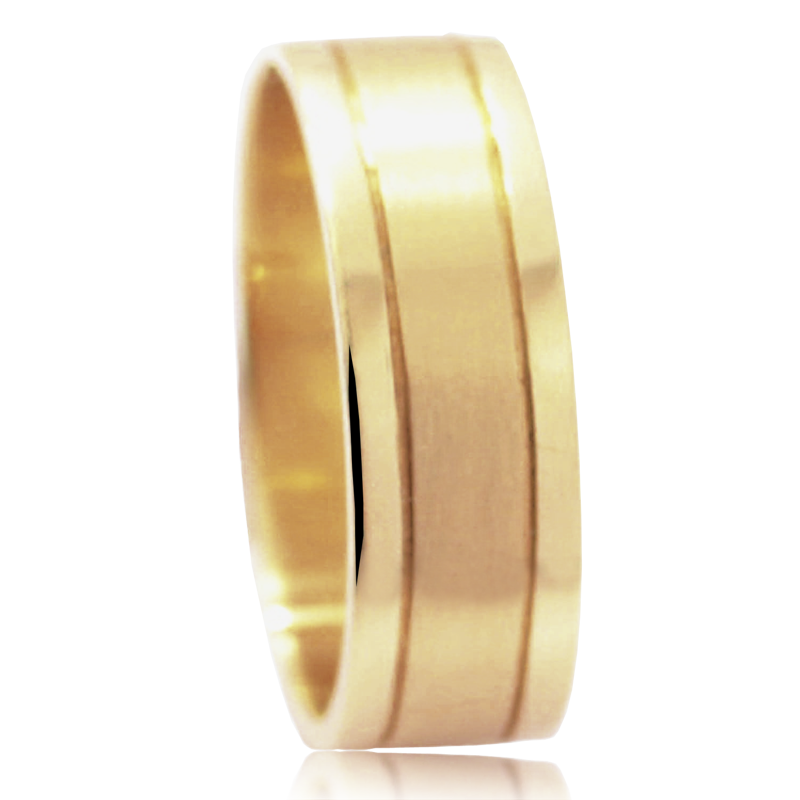 Yellow gold ring