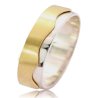 Bicolor gold ring