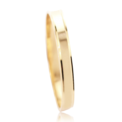 Yellow gold ring