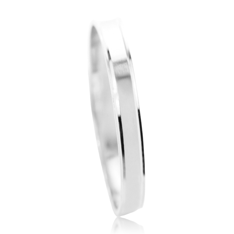 White gold ring
