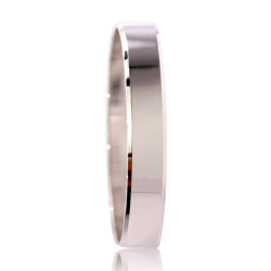 Aliança ouro branco