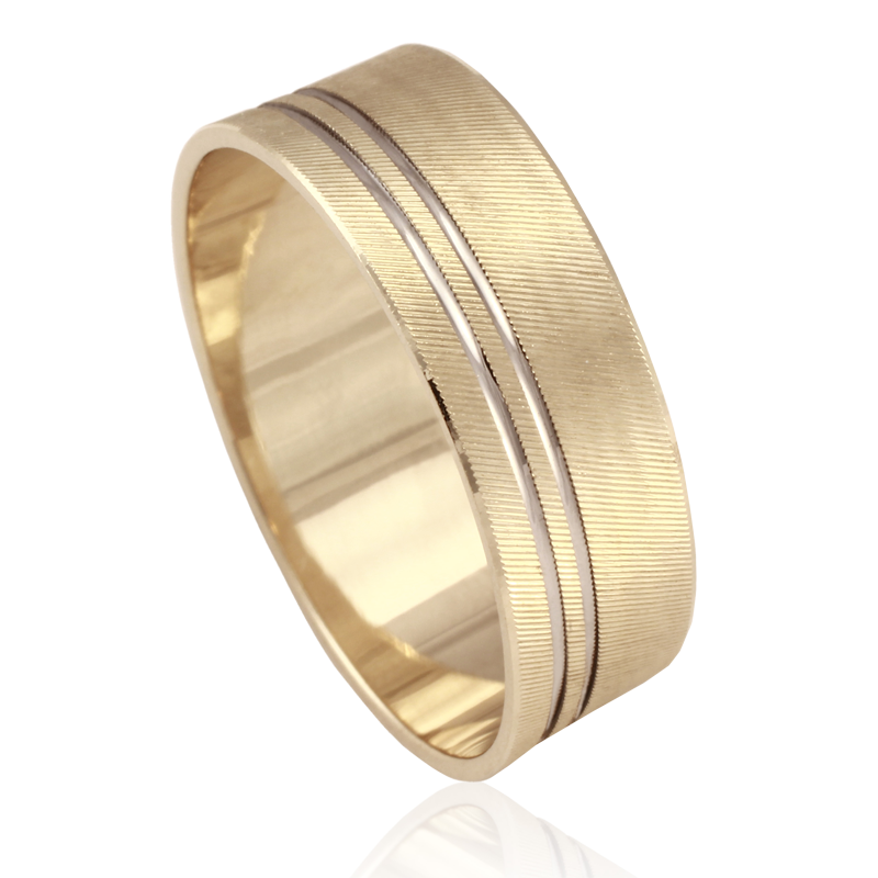 Bicolor gold ring