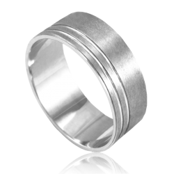 White gold ring