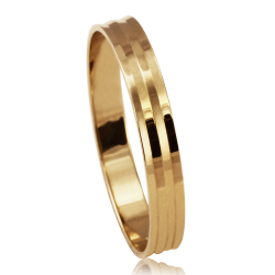 Aliança ouro amarelo