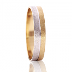 Bicolor gold ring