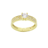 Yellow gold ring