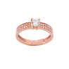 Rose gold ring
