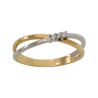 Bicolor gold ring
