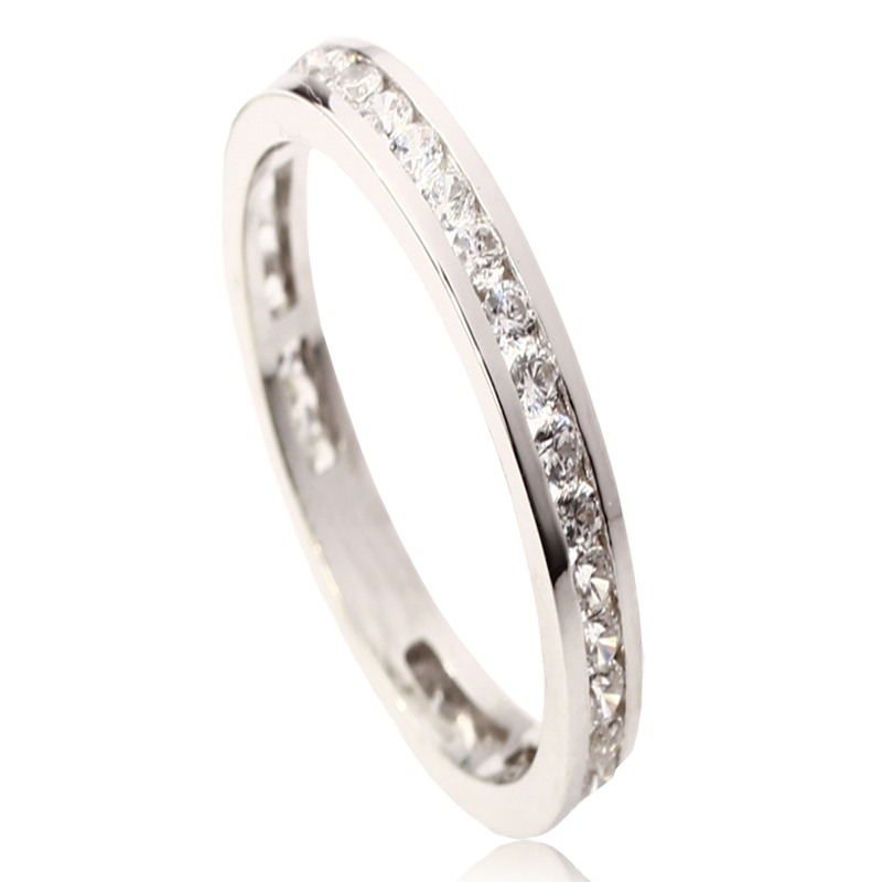 White gold ring