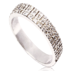 White gold ring