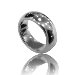 Aliança ouro branco