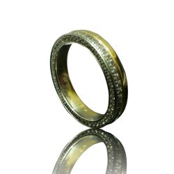 Bicolor gold ring